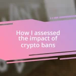 How I assessed the impact of crypto bans