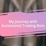 My Journey with Automated Trading Bots