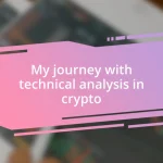 My journey with technical analysis in crypto