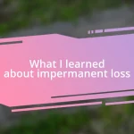 What I learned about impermanent loss